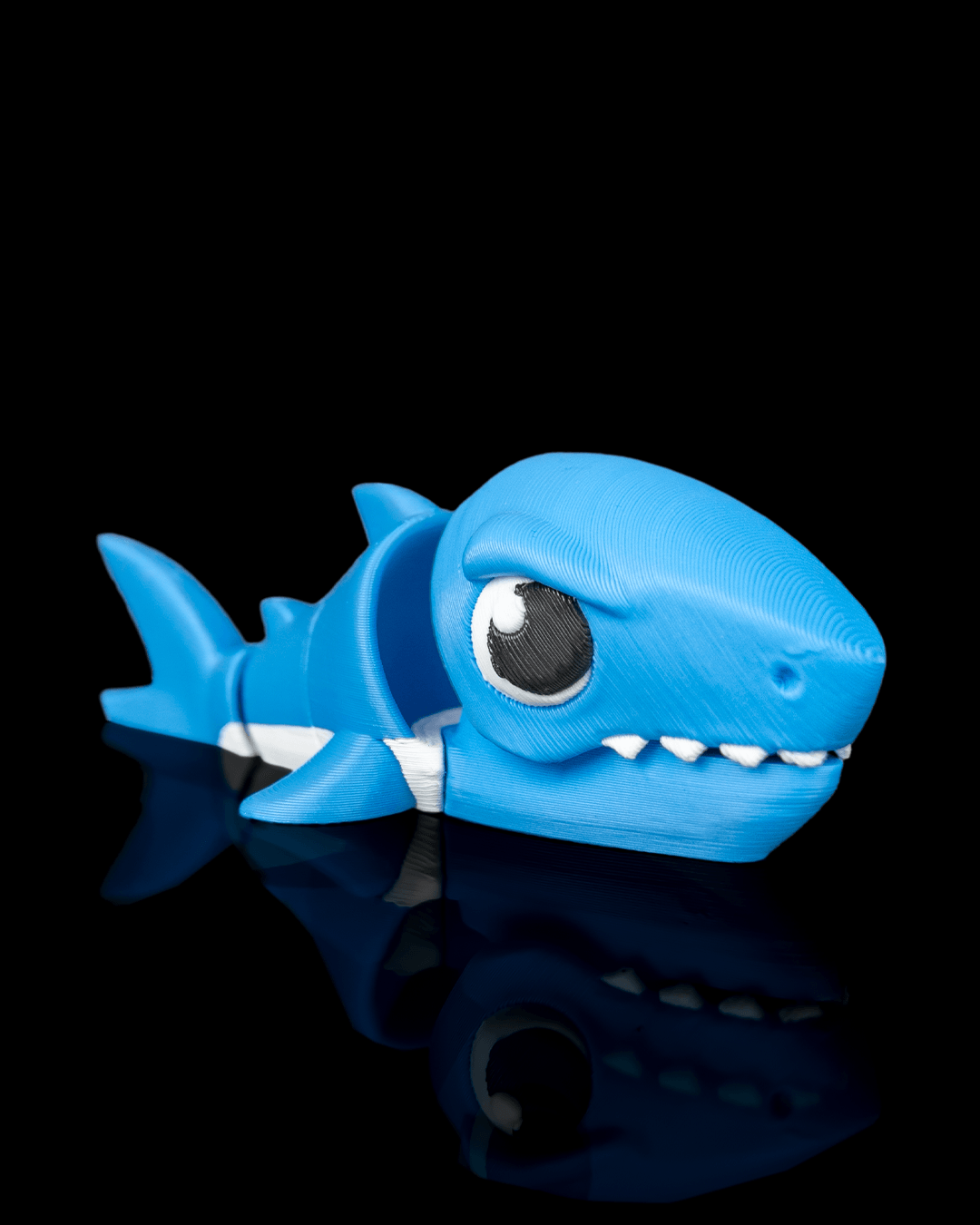 3D Printed Shark Bite Clip — Fidget Fin Finger Toy