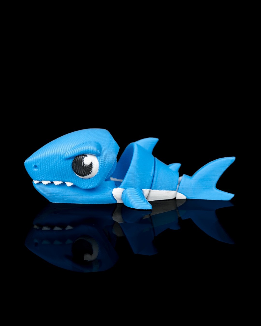 3D Printed Shark Bite Clip — Fidget Fin Finger Toy