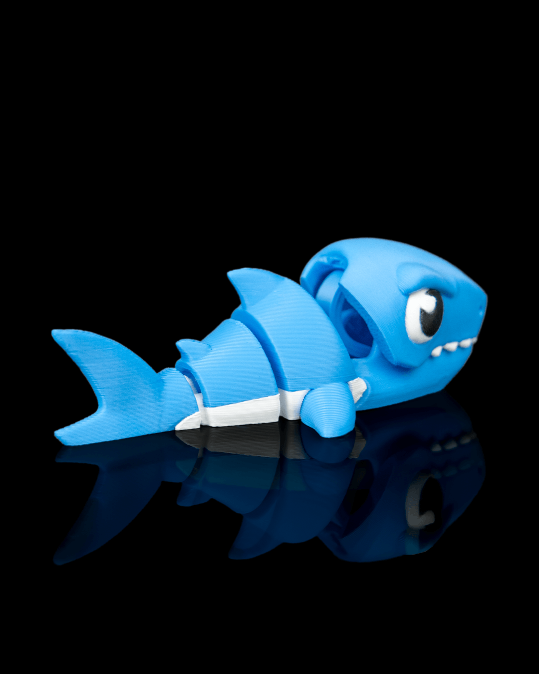 3D Printed Shark Bite Clip — Fidget Fin Finger Toy