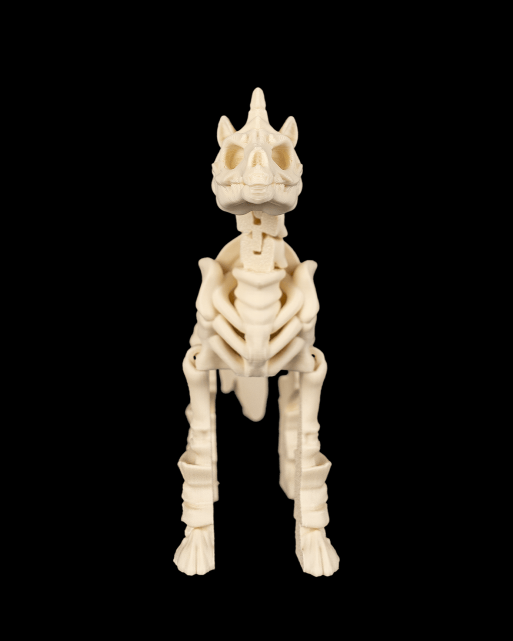 Articulated Skeleton Horse Figure — Boneback Steed Poseable Collectible