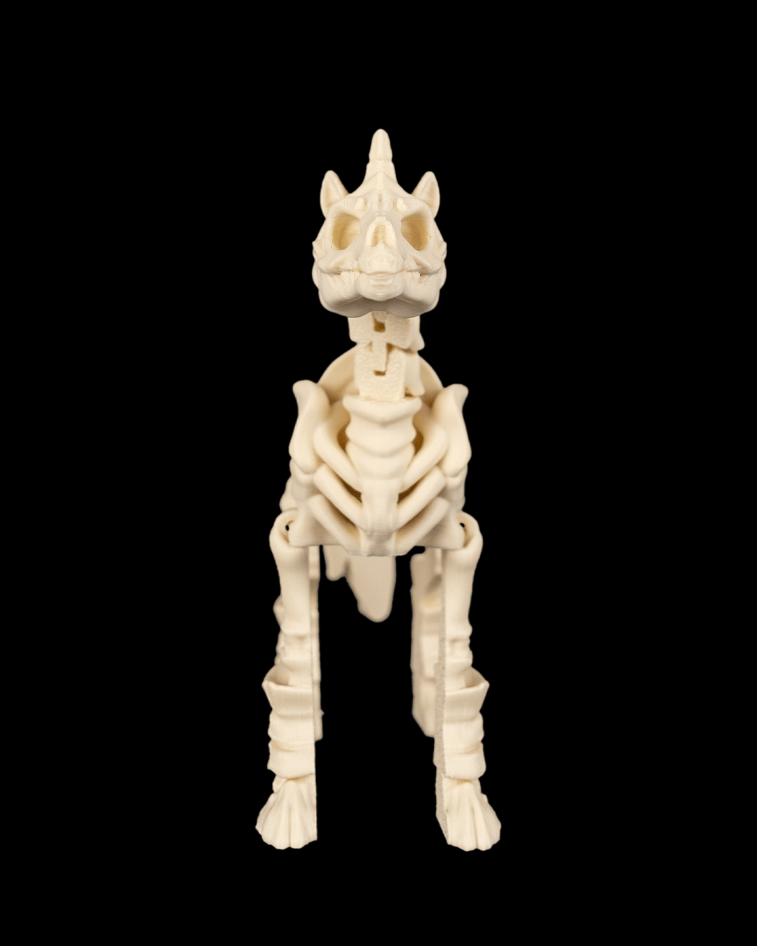 Articulated Skeleton Horse Figure — Boneback Steed Poseable Collectible