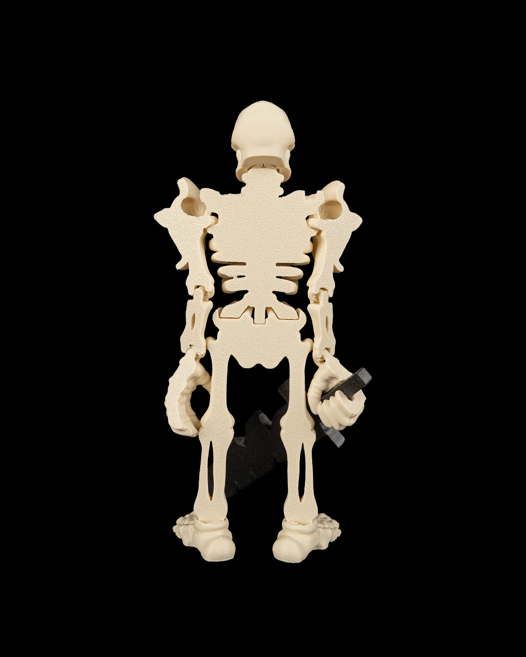 Articulated Skeleton Warrior Figure — Bonecrusher Poseable Miniature
