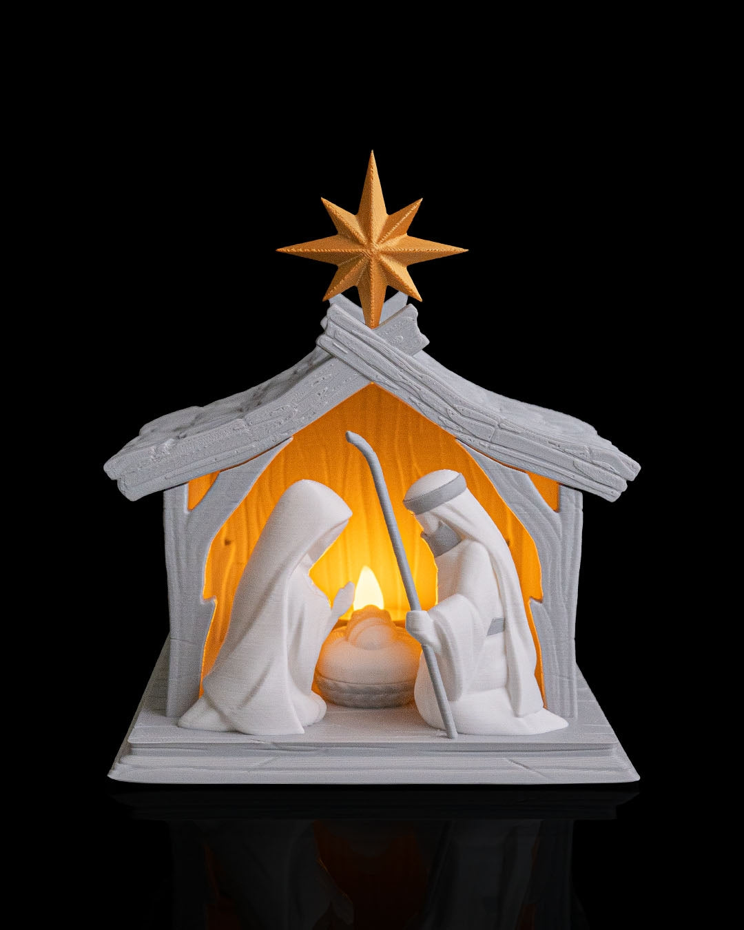 Bright Nativity — Illuminated Table Lamp