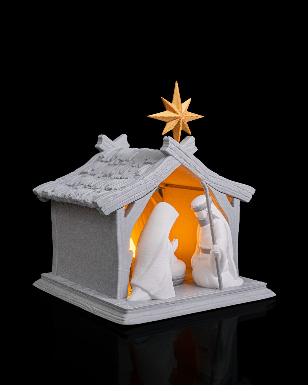 Bright Nativity — Illuminated Table Lamp