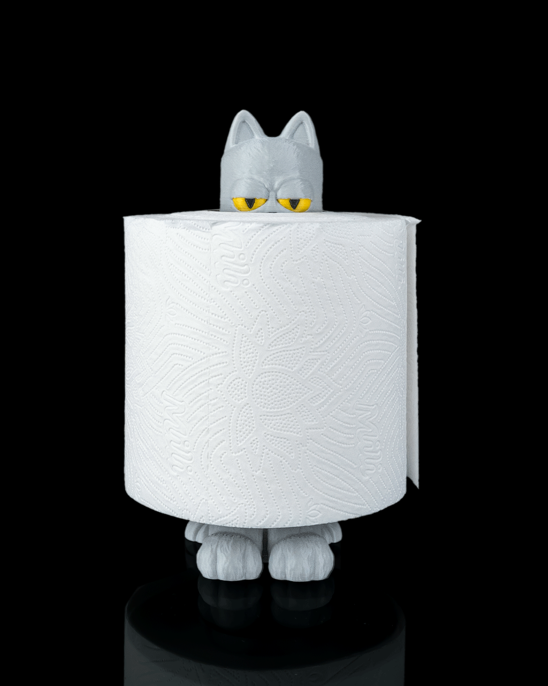 Cat in a Roll — Novelty Toilet Paper Holder