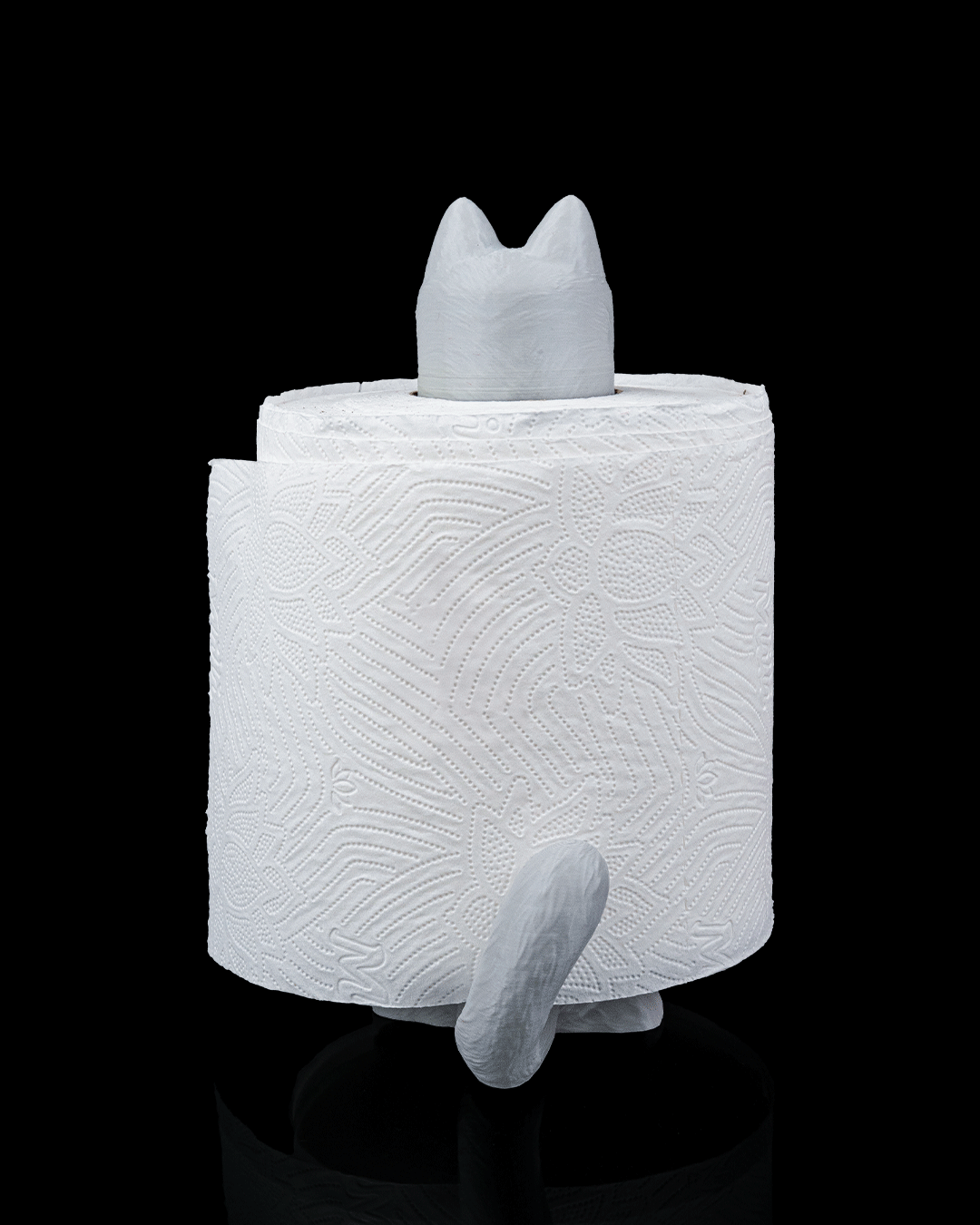 Cat in a Roll — Novelty Toilet Paper Holder