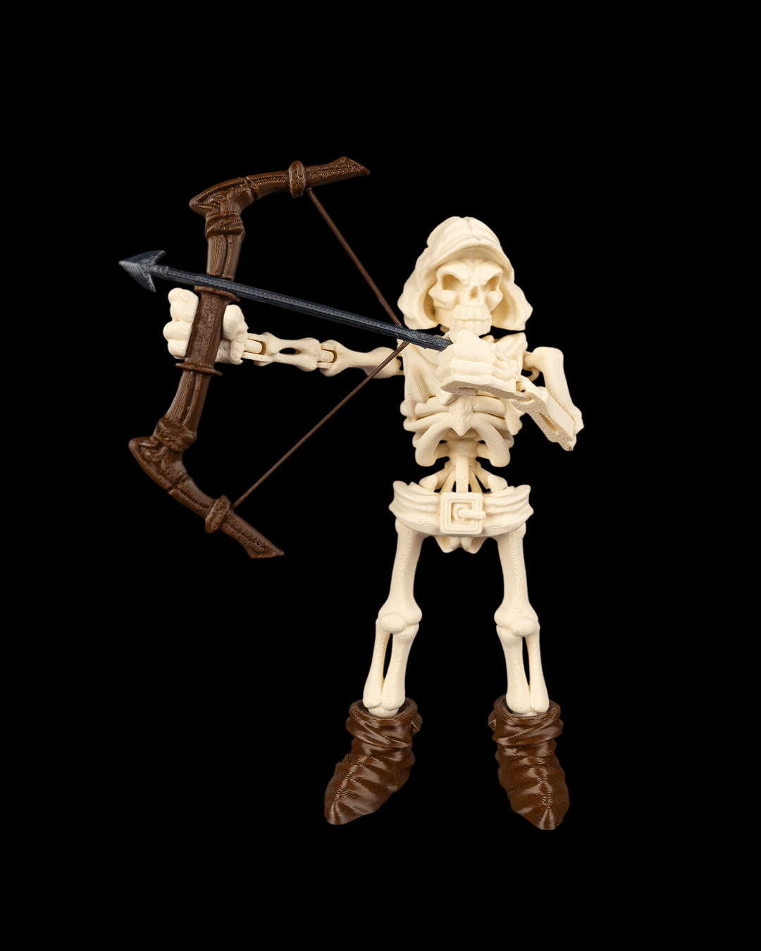 Articulated Skeleton Archer Figure — Deadshot Ranger Poseable Miniature