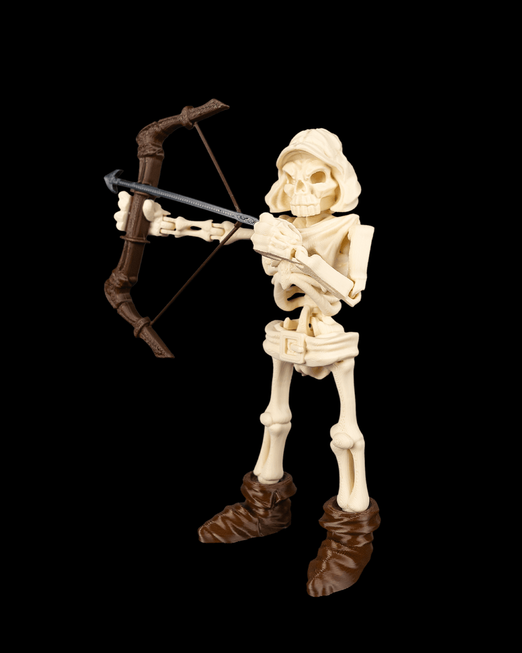 Articulated Skeleton Archer Figure — Deadshot Ranger Poseable Miniature