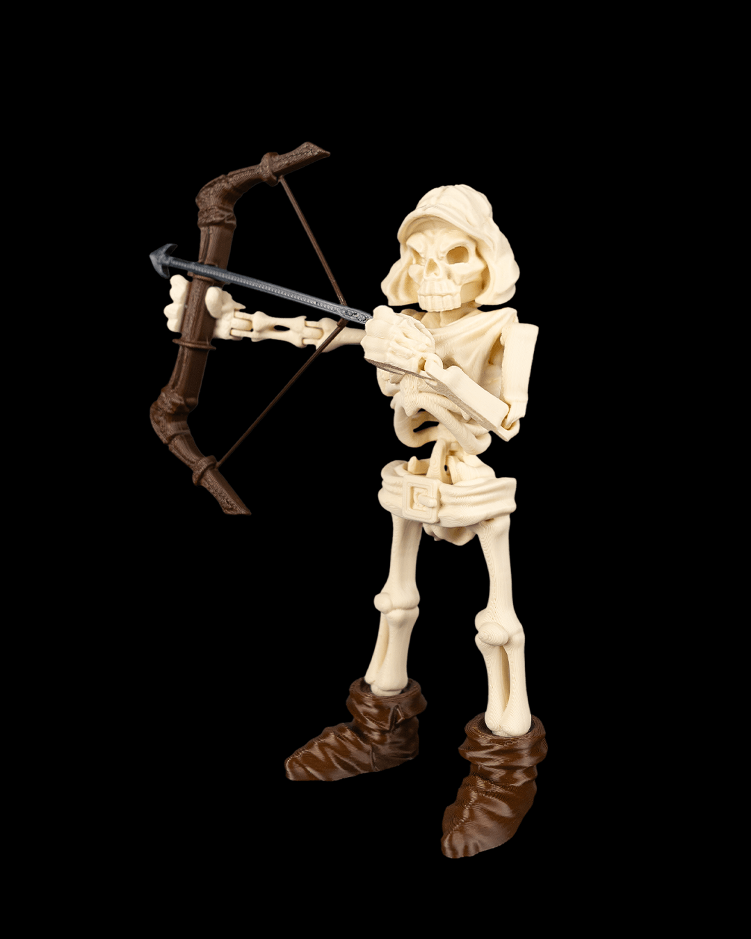 Articulated Skeleton Archer Figure — Deadshot Ranger Poseable Miniature