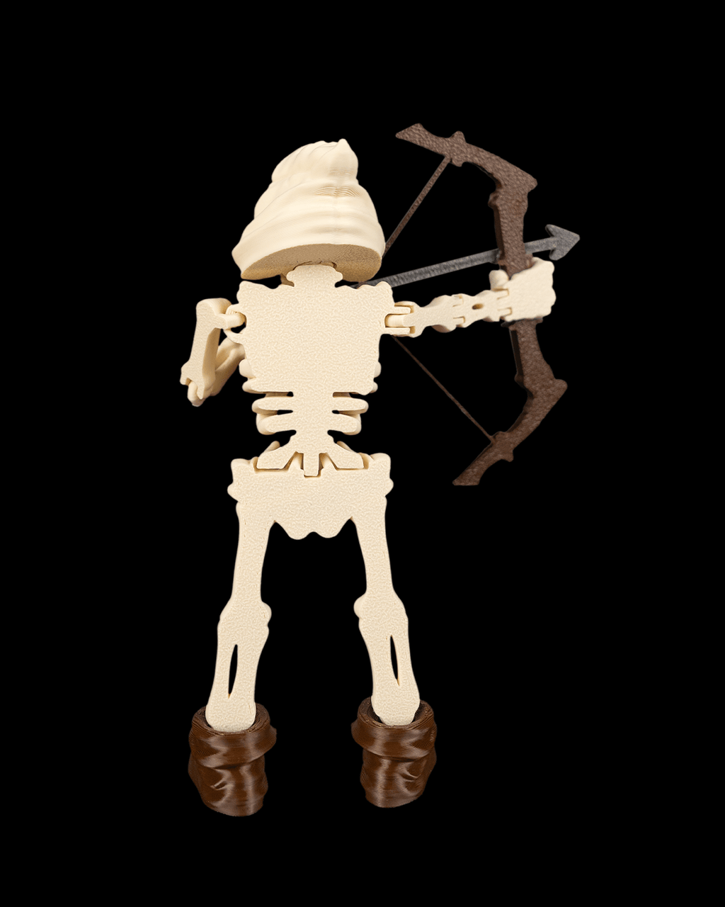 Articulated Skeleton Archer Figure — Deadshot Ranger Poseable Miniature