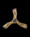 3D Printed Draconic Boomerang — Dragon-Engraved Novelty Toy