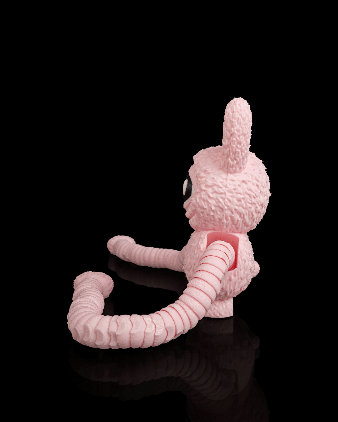 Floop — One-Eyed Rabbit Monster Articulated Fidget Keychain / Statuette