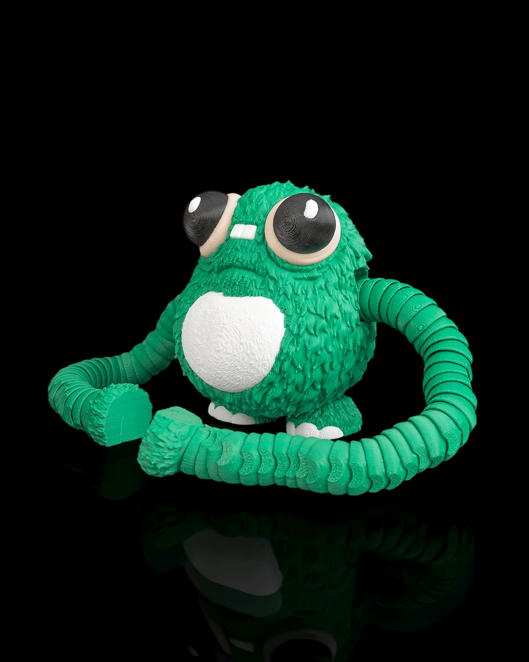 Frobbo — Frog Monster Articulated Fidget Keychain / Statuette