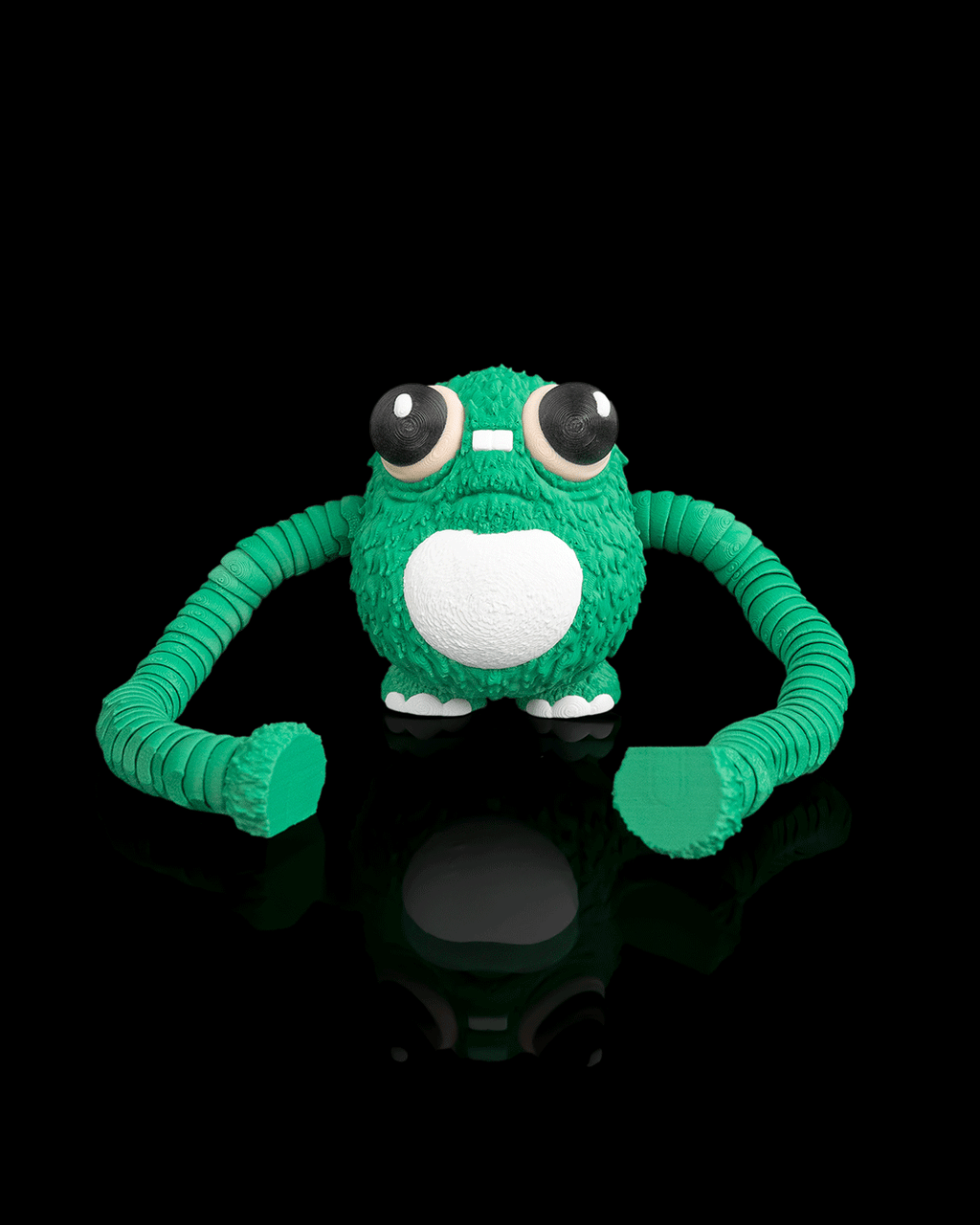Frobbo — Frog Monster Articulated Fidget Keychain / Statuette