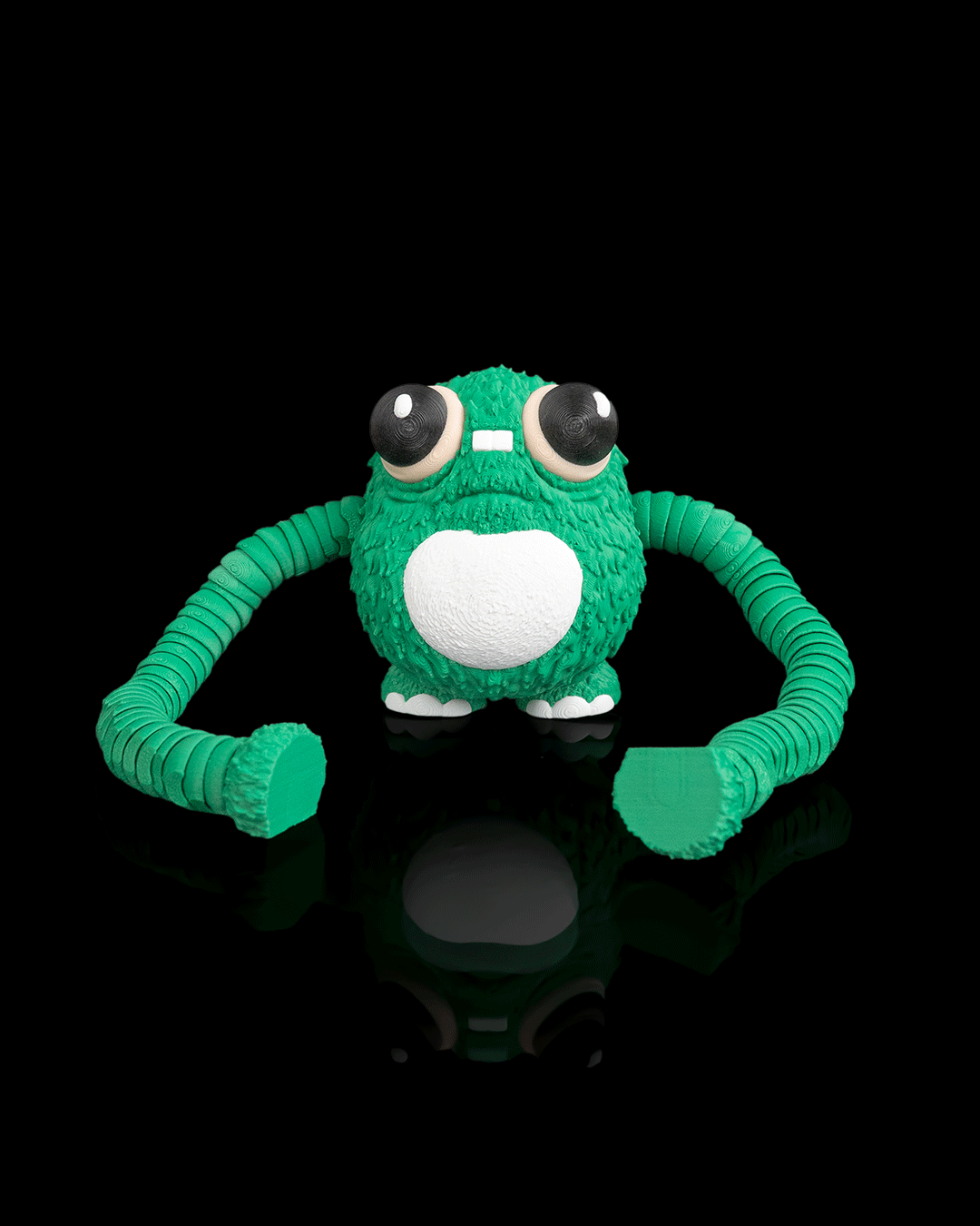 Frobbo — Frog Monster Articulated Fidget Keychain / Statuette