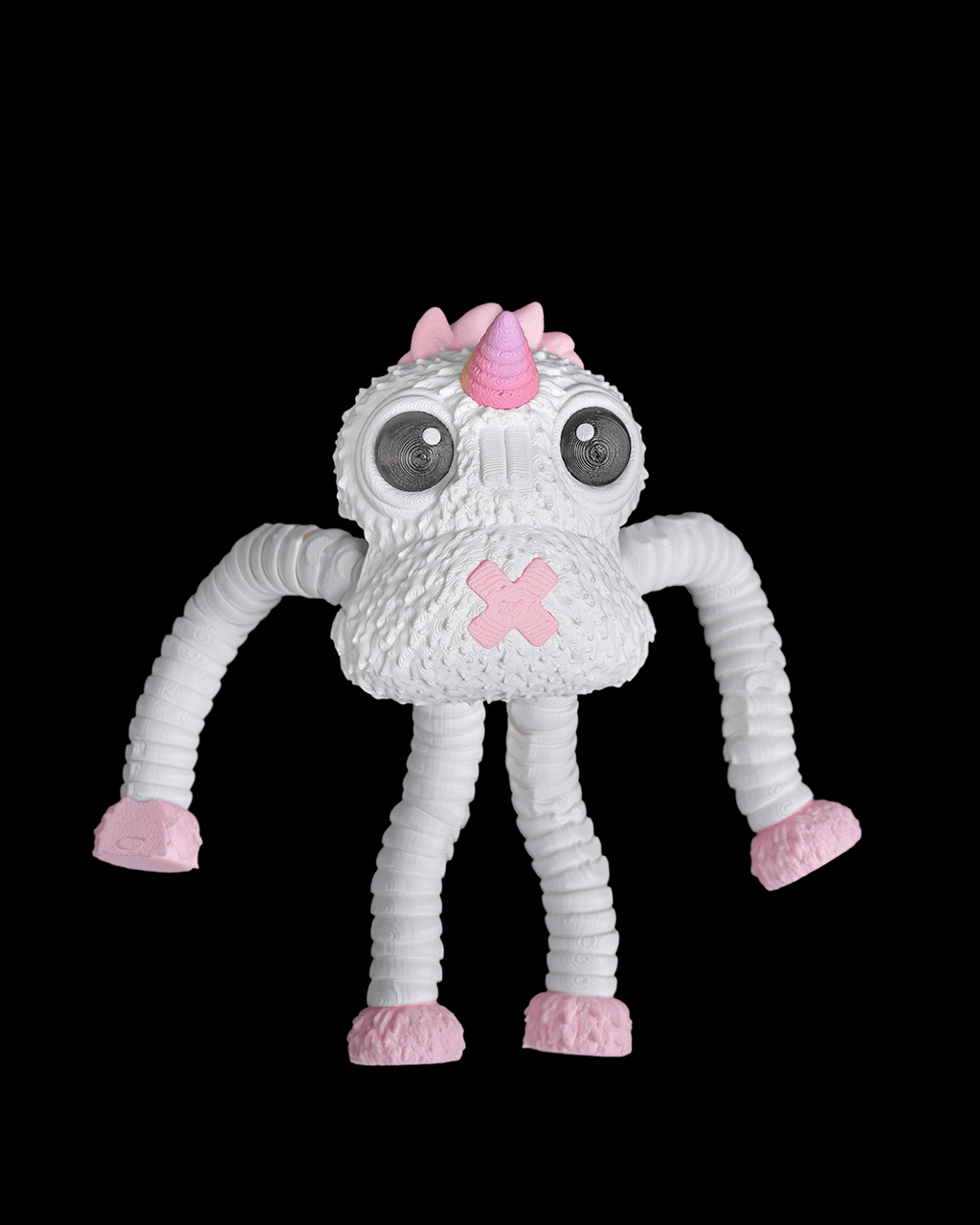 Glimmin — Unicorn Monster Articulated Fidget Keychain / Statuette