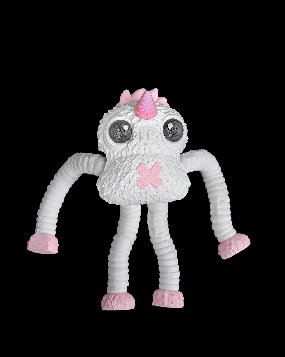 Glimmin — Unicorn Monster Articulated Fidget Keychain / Statuette