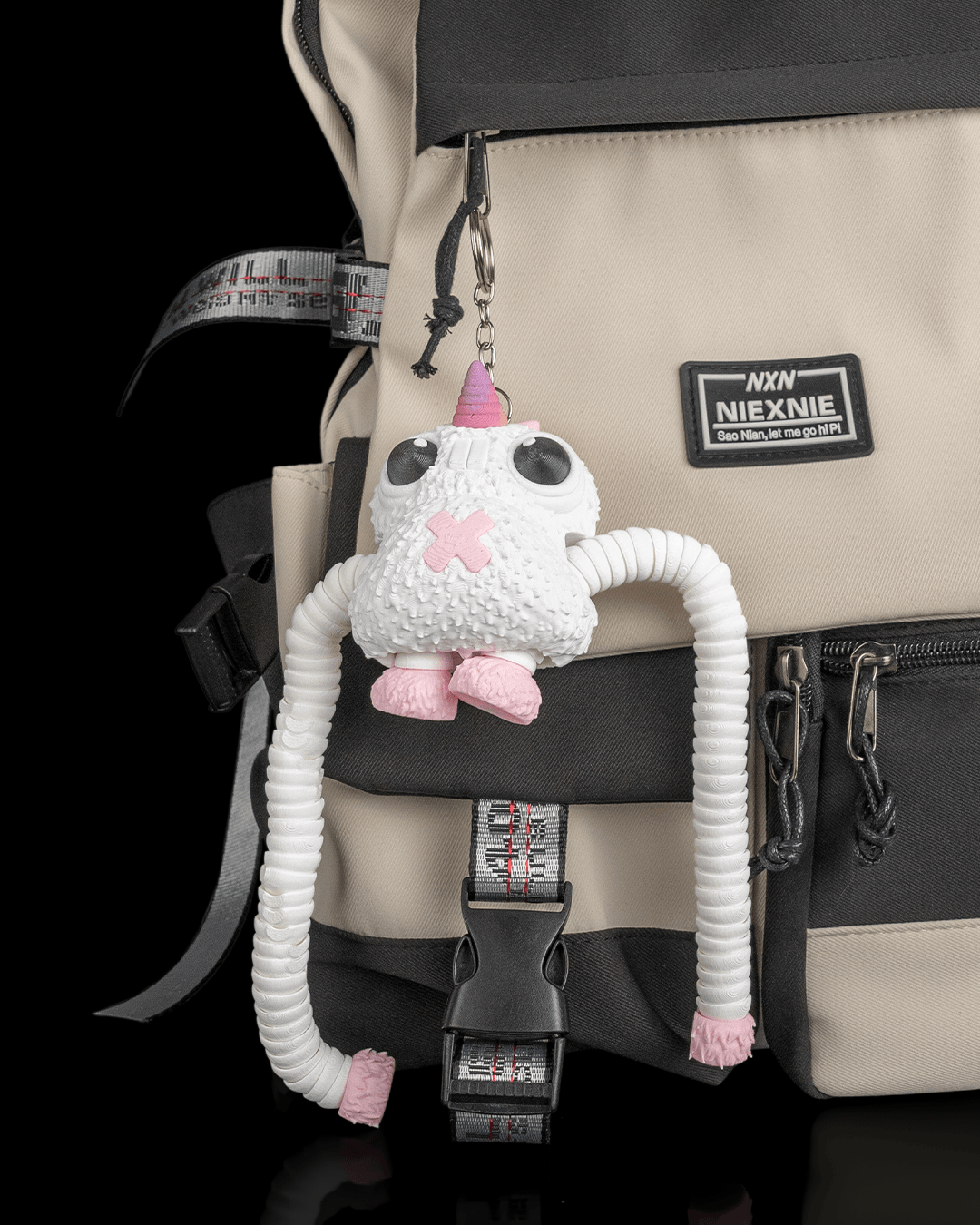 Glimmin — Unicorn Monster Articulated Fidget Keychain / Statuette
