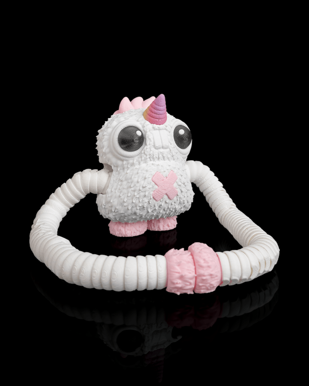Glimmin — Unicorn Monster Articulated Fidget Keychain / Statuette