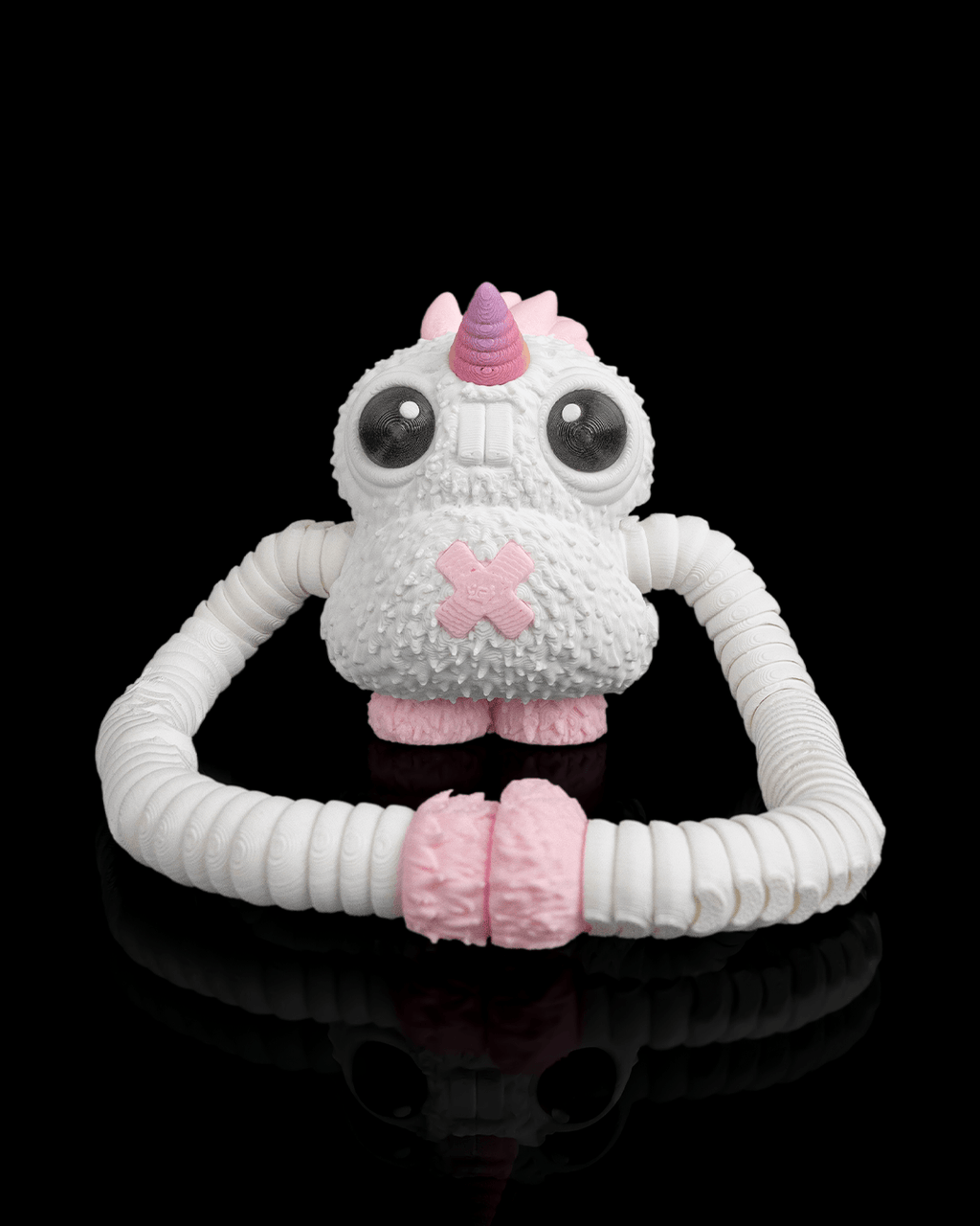 Glimmin — Unicorn Monster Articulated Fidget Keychain / Statuette