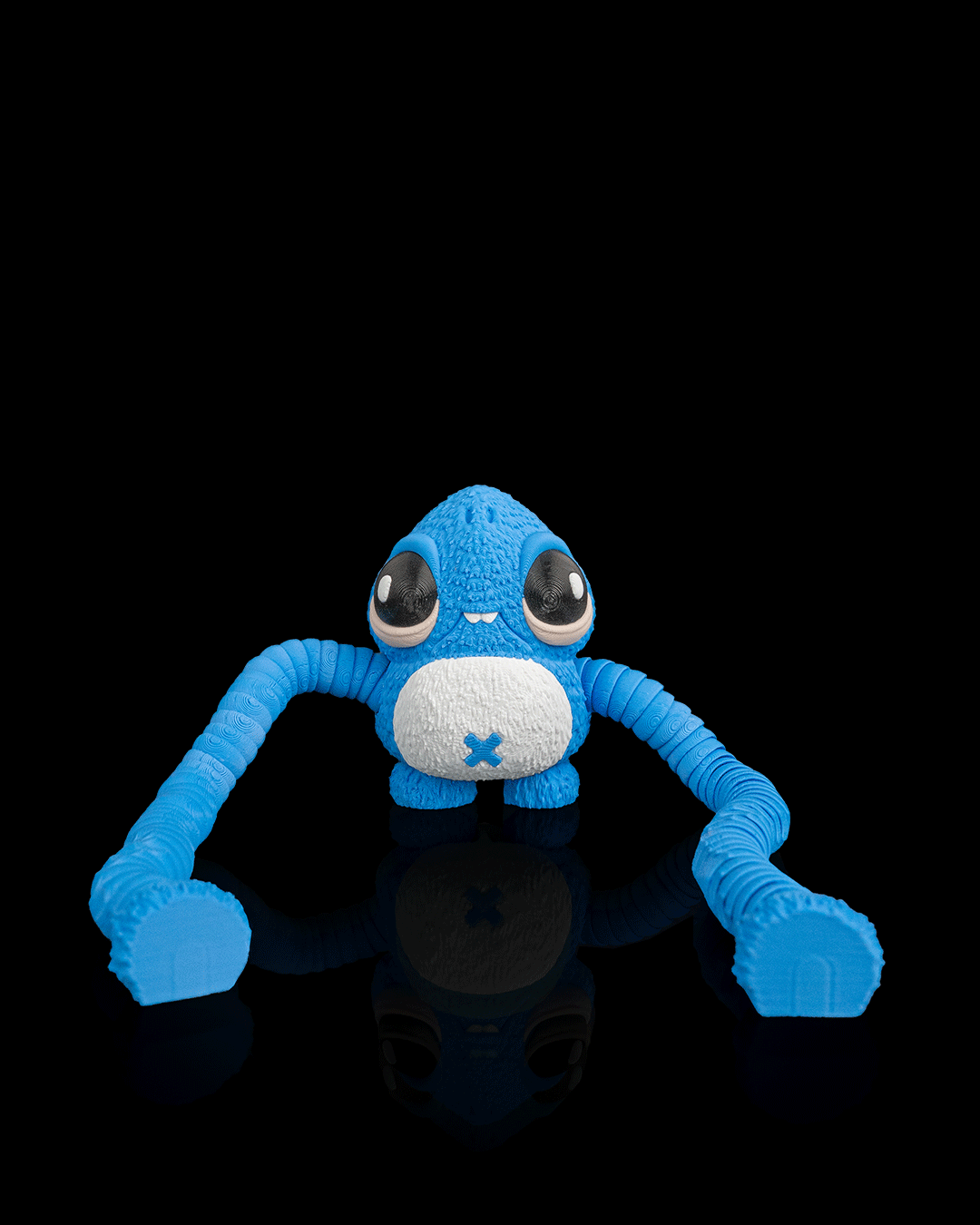 Gnasher — Sea Monster Articulated Fidget Keychain / Statuette