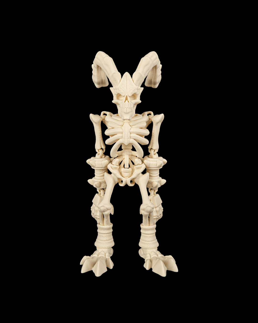 Articulated Undead Demon Figure — Hollow Fiend Poseable Miniature