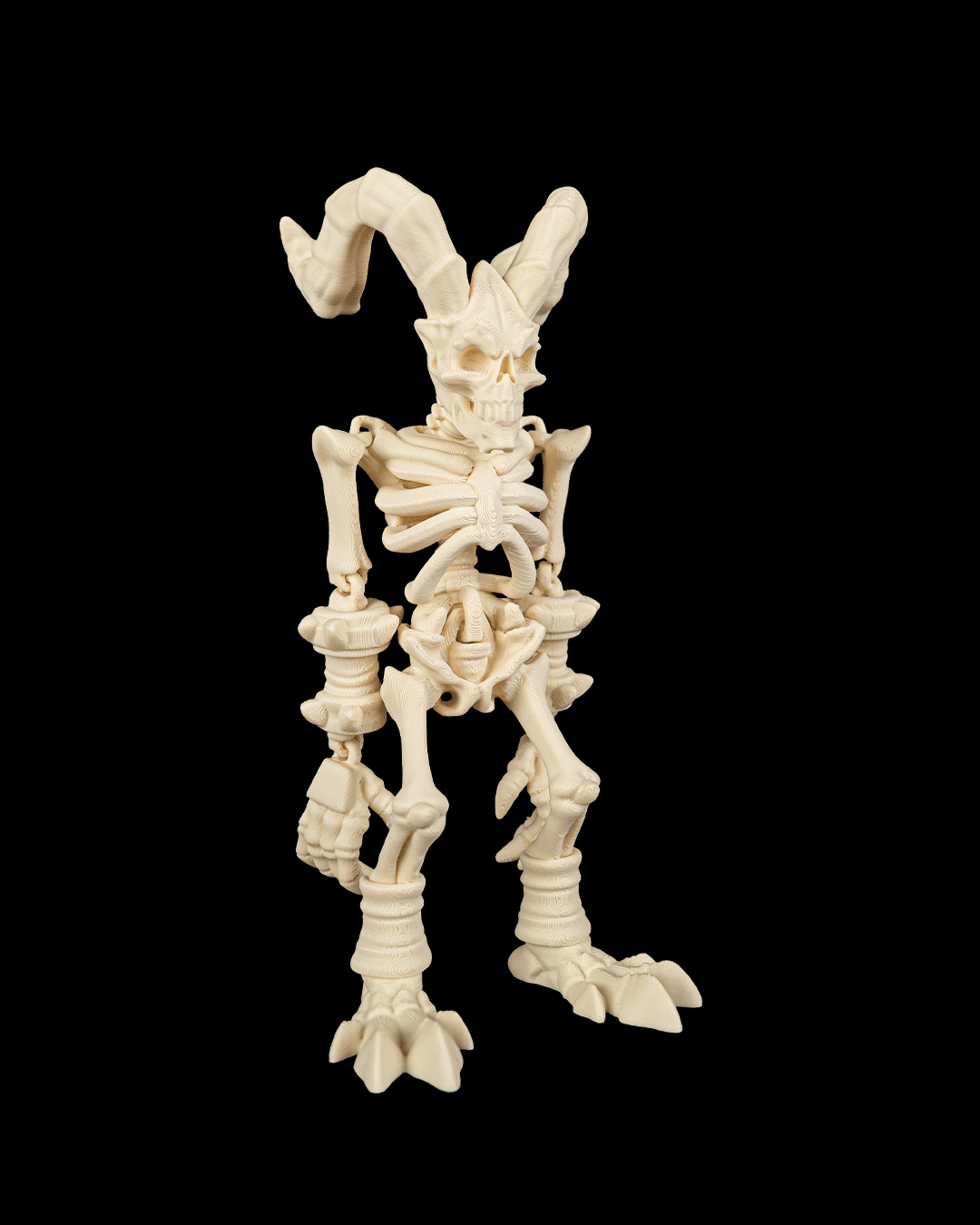 Articulated Undead Demon Figure — Hollow Fiend Poseable Miniature