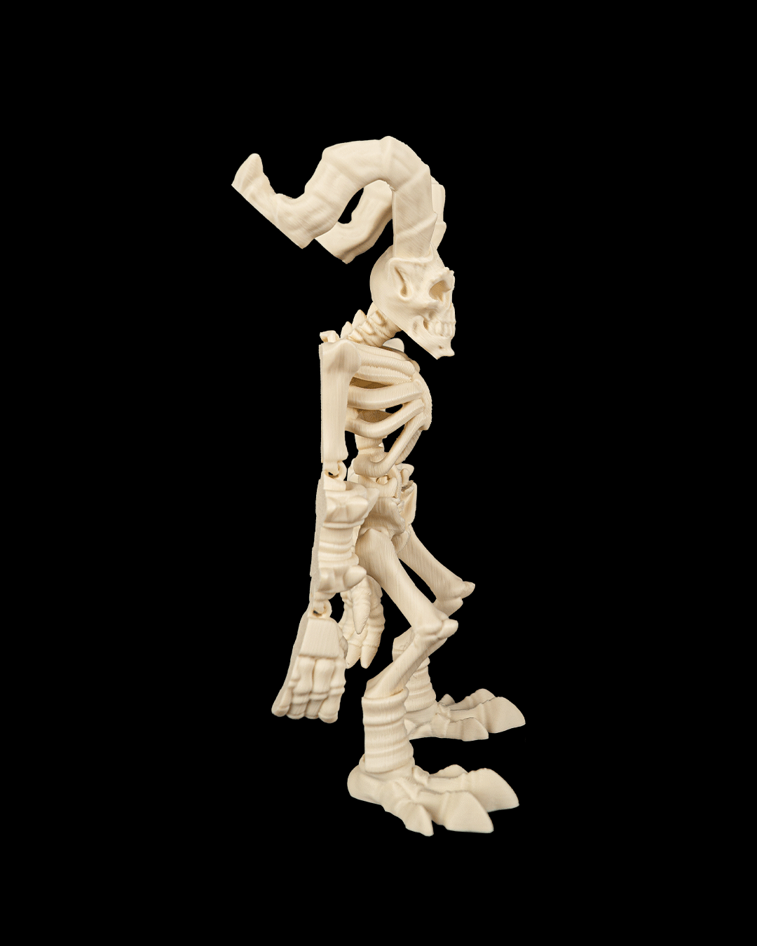 Articulated Undead Demon Figure — Hollow Fiend Poseable Miniature