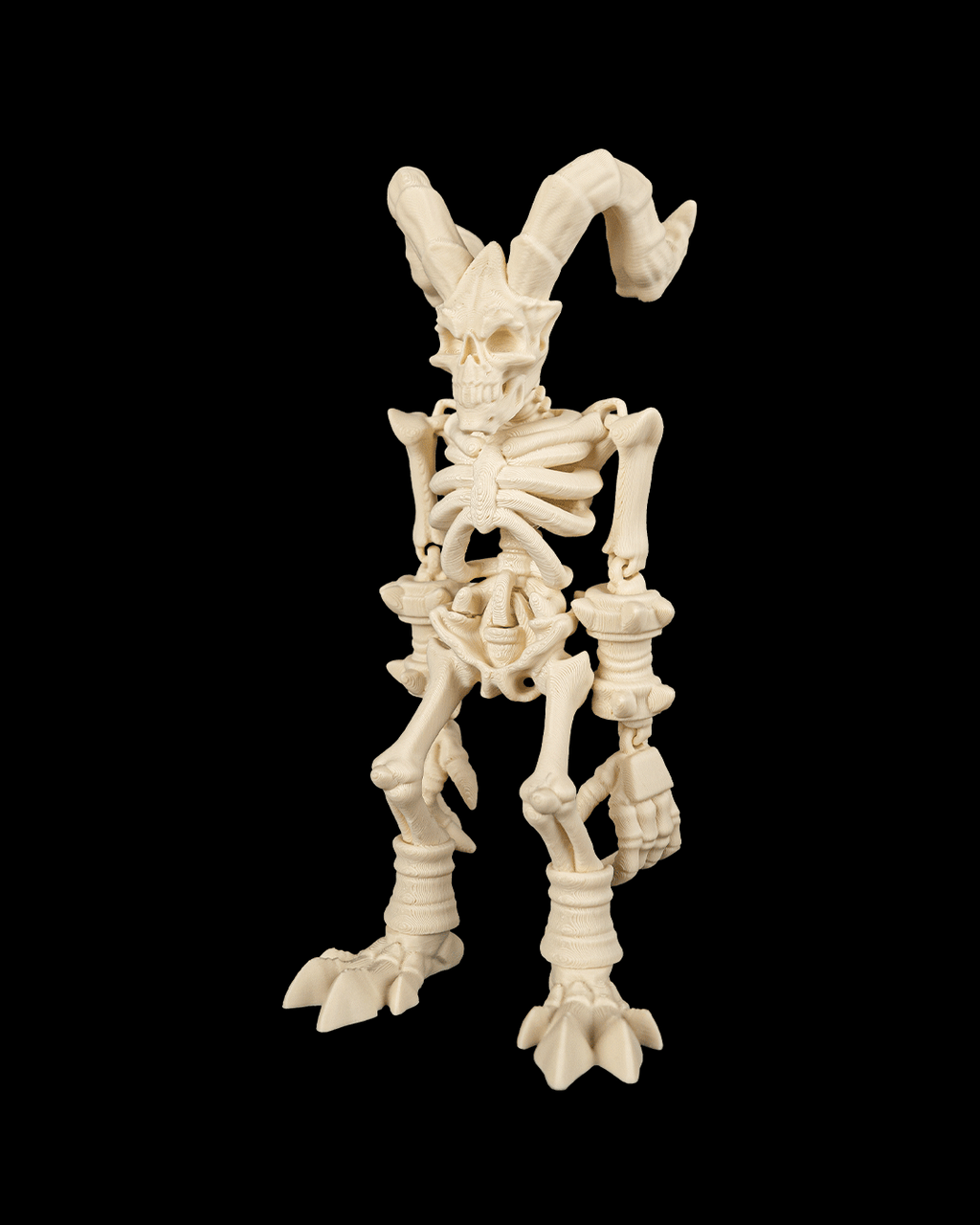 Articulated Undead Demon Figure — Hollow Fiend Poseable Miniature