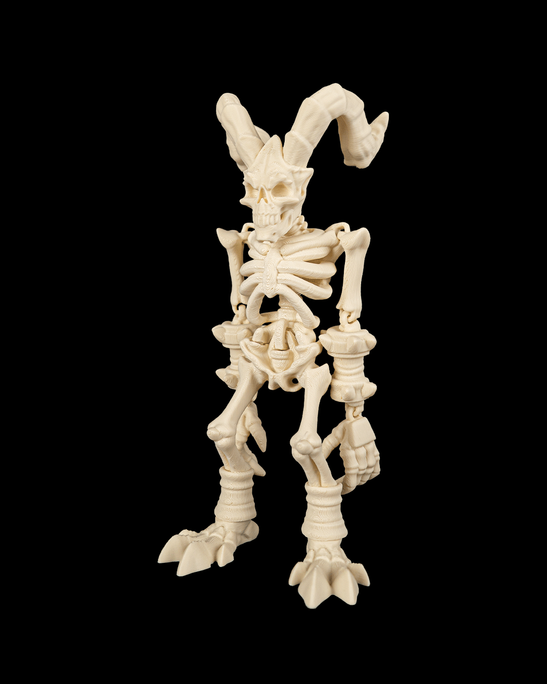 Articulated Undead Demon Figure — Hollow Fiend Poseable Miniature