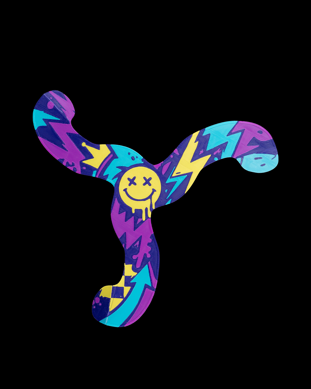 3D Printed Indoor Boomerang — Novelty Flying Toy