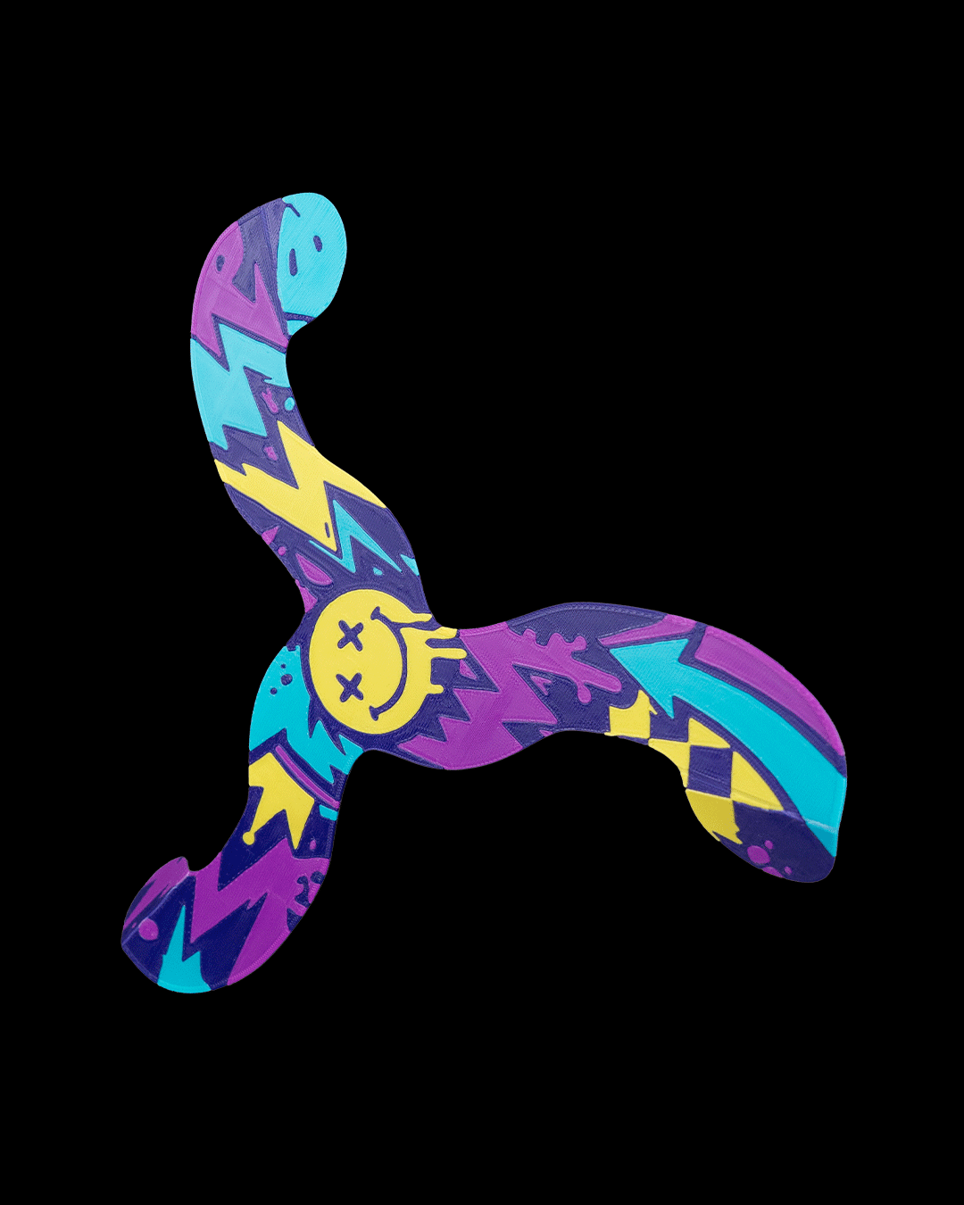 3D Printed Indoor Boomerang — Novelty Flying Toy