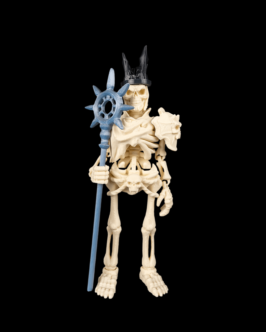 Articulated Necromancer King Figure — King of the Dead Poseable Miniature