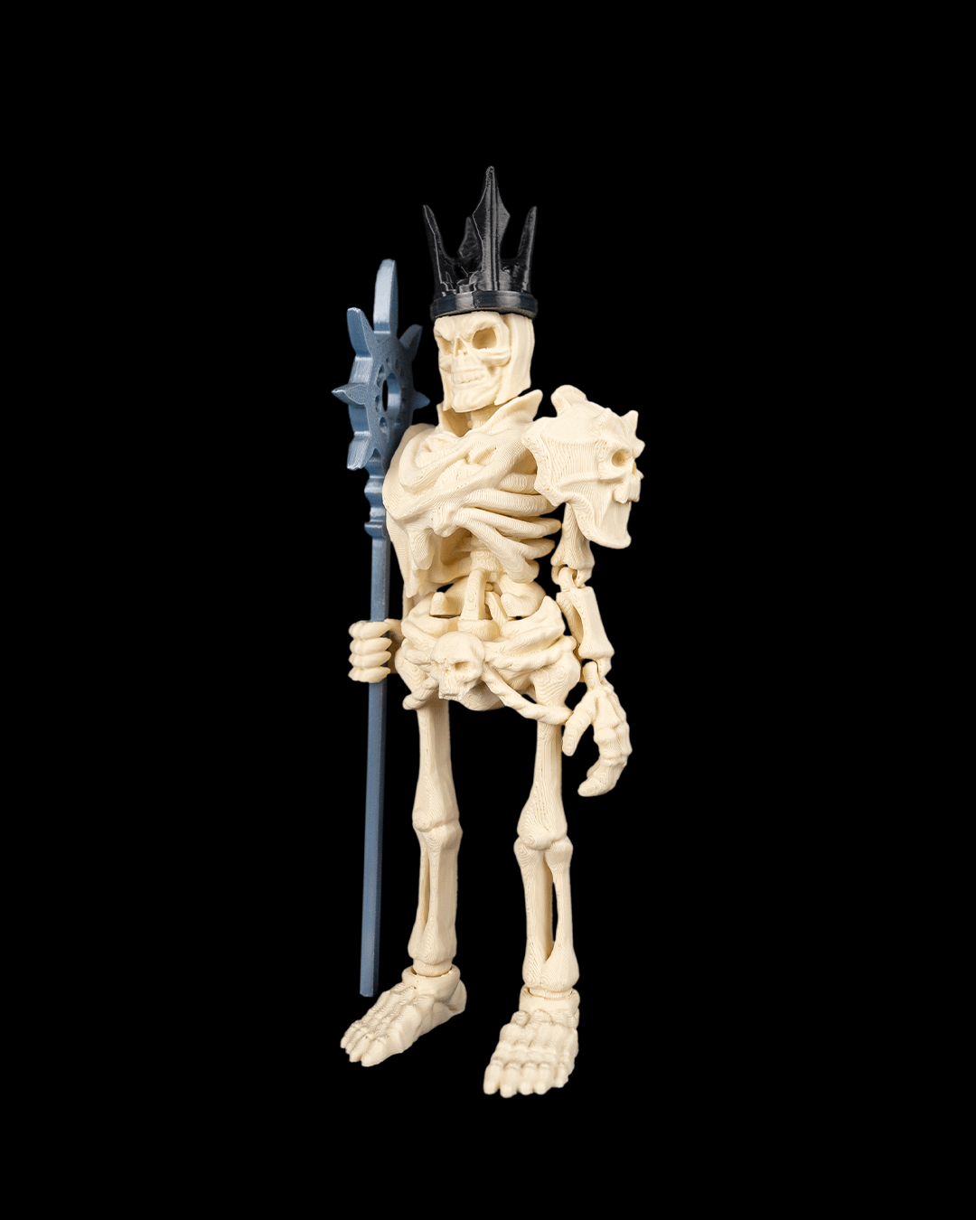 Articulated Necromancer King Figure — King of the Dead Poseable Miniature