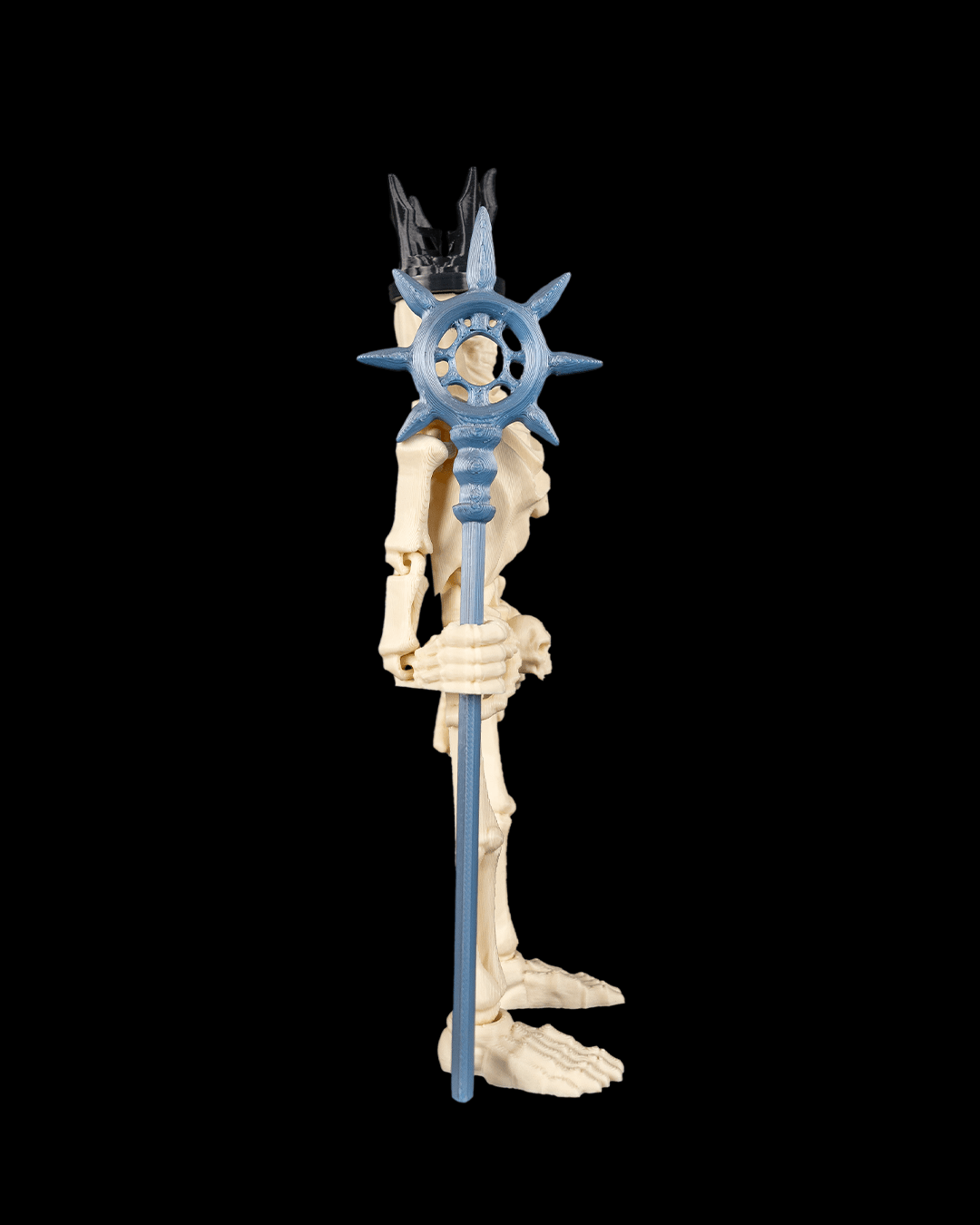 Articulated Necromancer King Figure — King of the Dead Poseable Miniature
