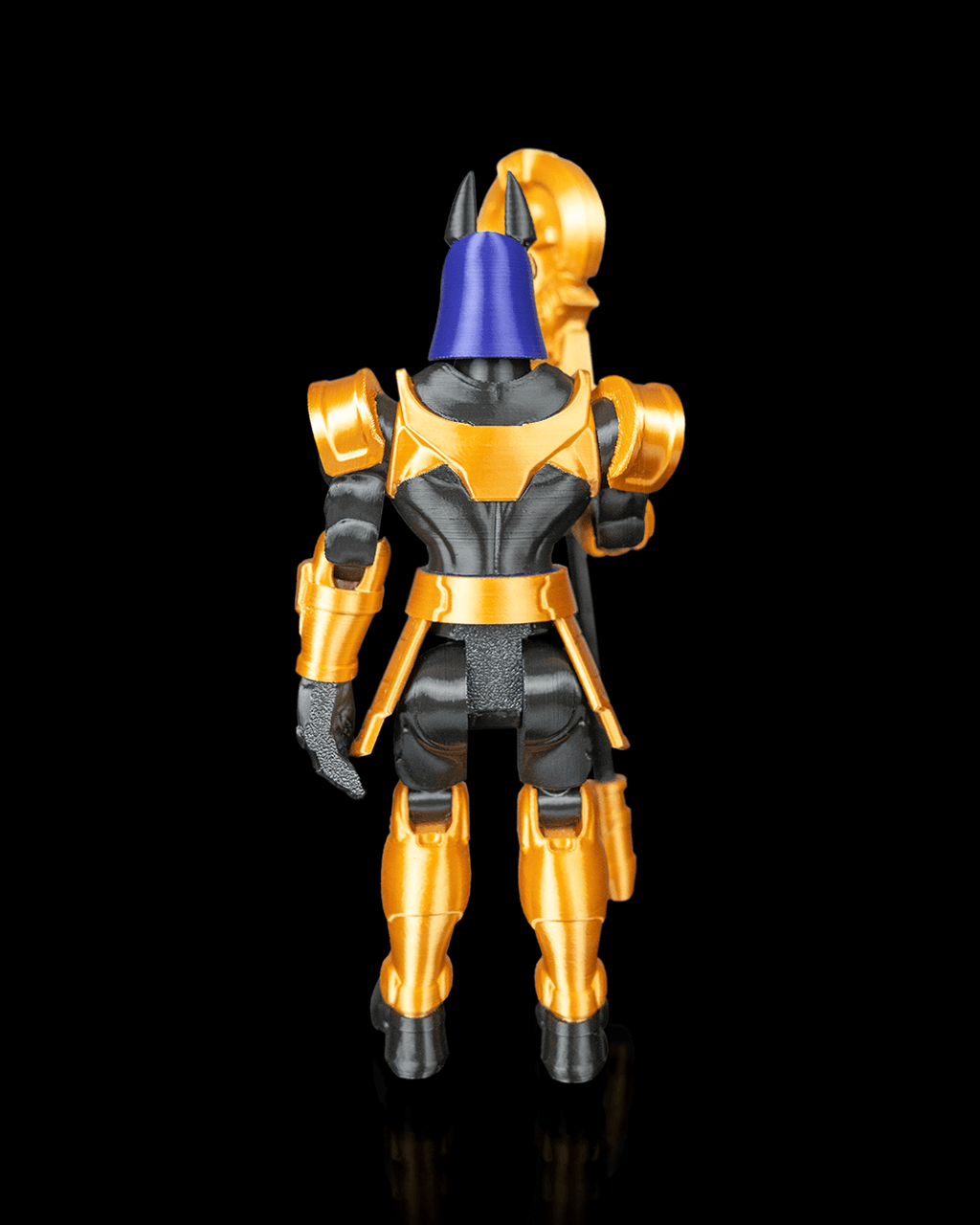 Articulated Mecha Underworld Anubis God Figure — Sci-Fi Egyptian Deity Collectible (20cm)