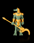 Articulated Mecha Sobek God Figure — Sci-Fi Egyptian Deity Collectible (19cm)