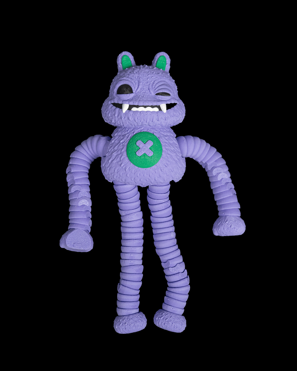 Munchi — Grinning Monster Articulated Fidget Keychain / Statuette