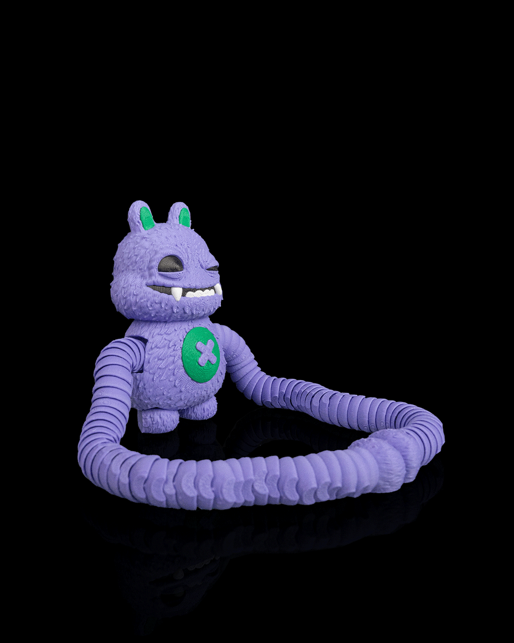 Munchi — Grinning Monster Articulated Fidget Keychain / Statuette