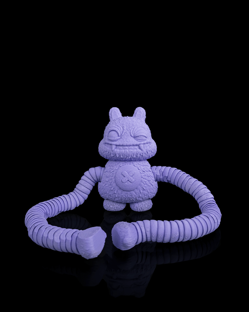 Munchi — Grinning Monster Articulated Fidget Keychain / Statuette