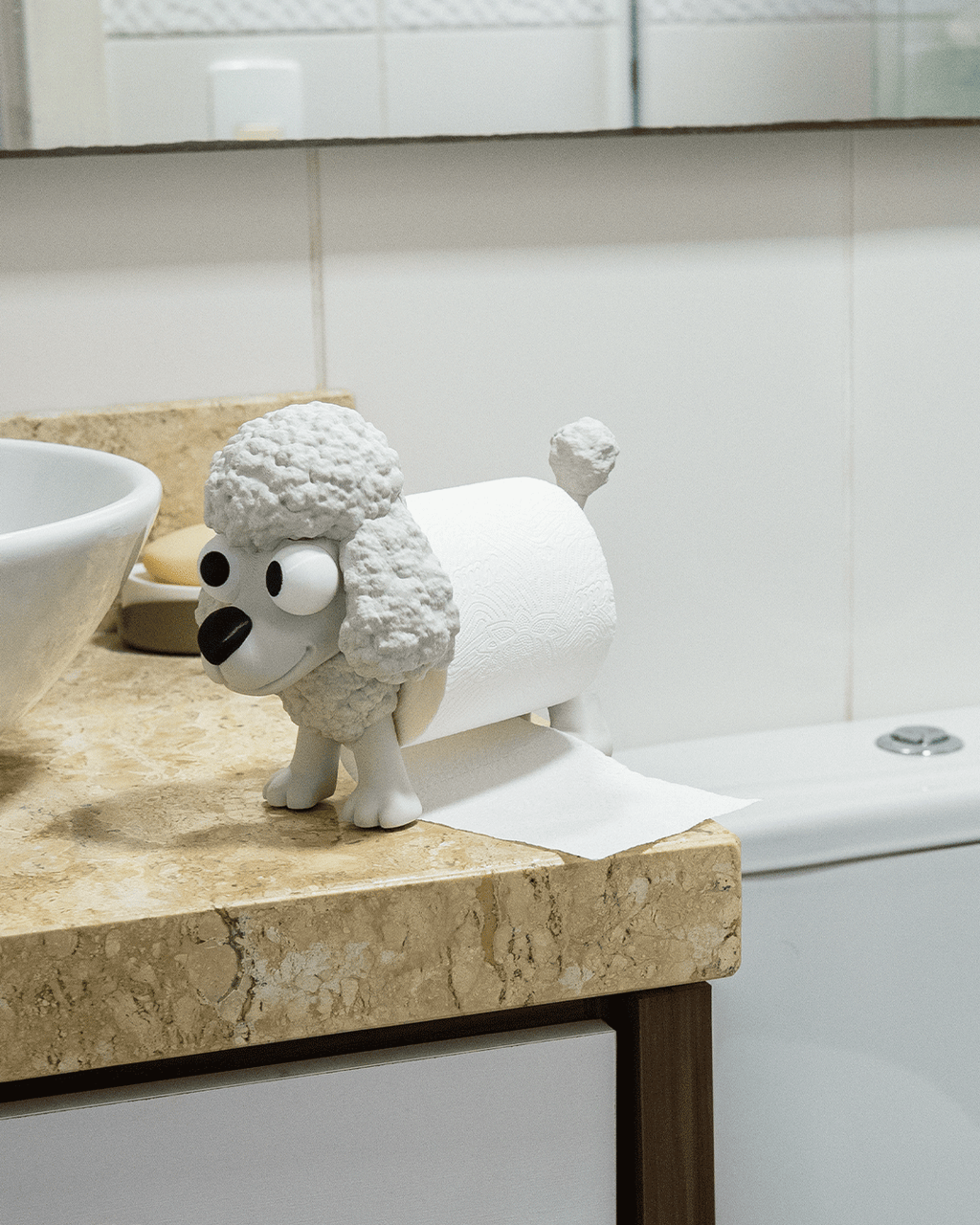 Poopoodle — Novelty Toilet Paper Holder