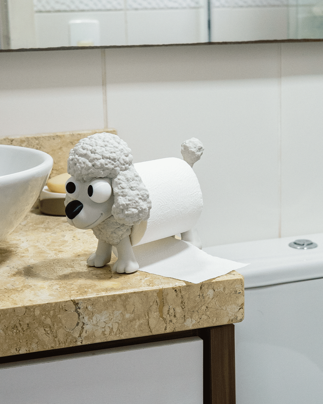 Poopoodle — Novelty Toilet Paper Holder