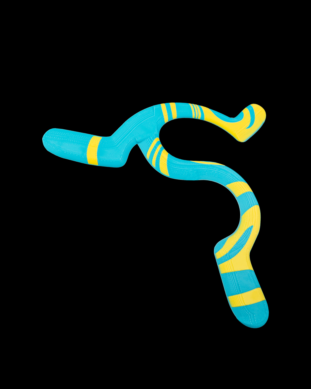 3D Printed Twisty Boomerang — Novelty Desk Fidget Toy