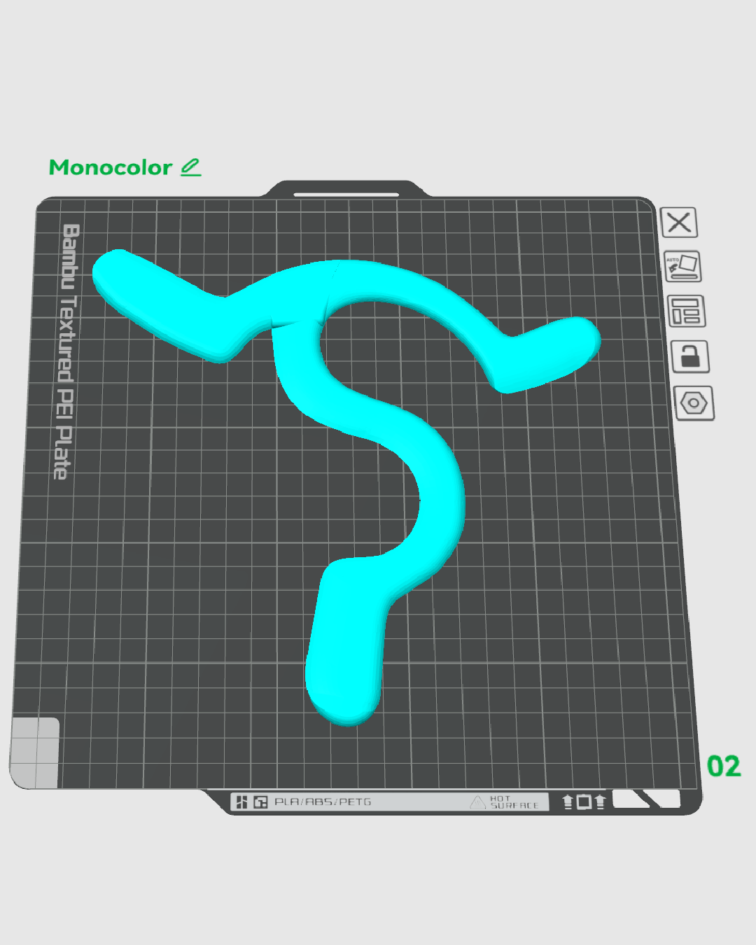 3D Printed Twisty Boomerang — Novelty Desk Fidget Toy