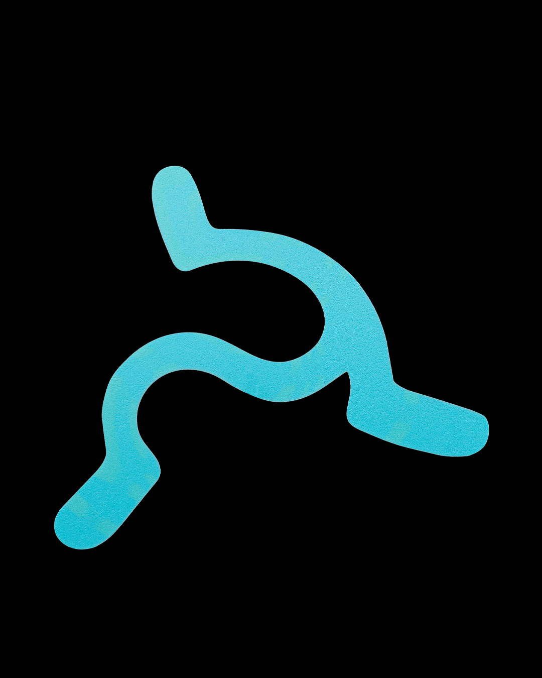 3D Printed Twisty Boomerang — Novelty Desk Fidget Toy